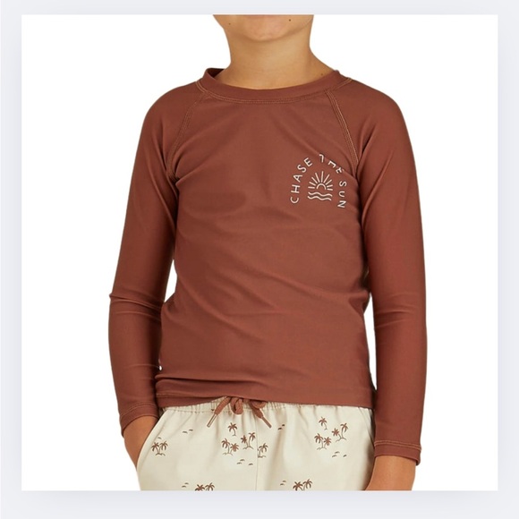 Rylee + Cru Chase the Sun Rash Guard - Size 4/5 - Picture 1 of 5